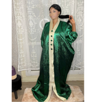 Robe En Brocard Verte